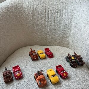 Pixar lightning mcqueen mater and cruz Toy Car Set